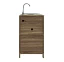 HTI-Living Outdoor-Küchenmodul Outdoorspüle S Gerti Sonoma Bild 4