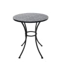 HTI-Living Gartentisch Celia Floral Metall Schwarz/Weiß Bild 1