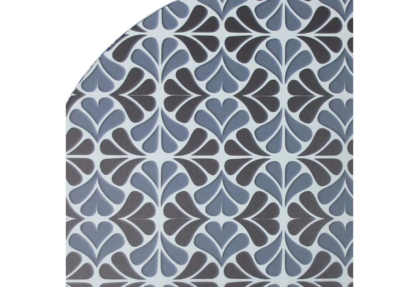 HTI-Living Gartentisch Celia Floral Metall Schwarz/Weiß - Bild 4