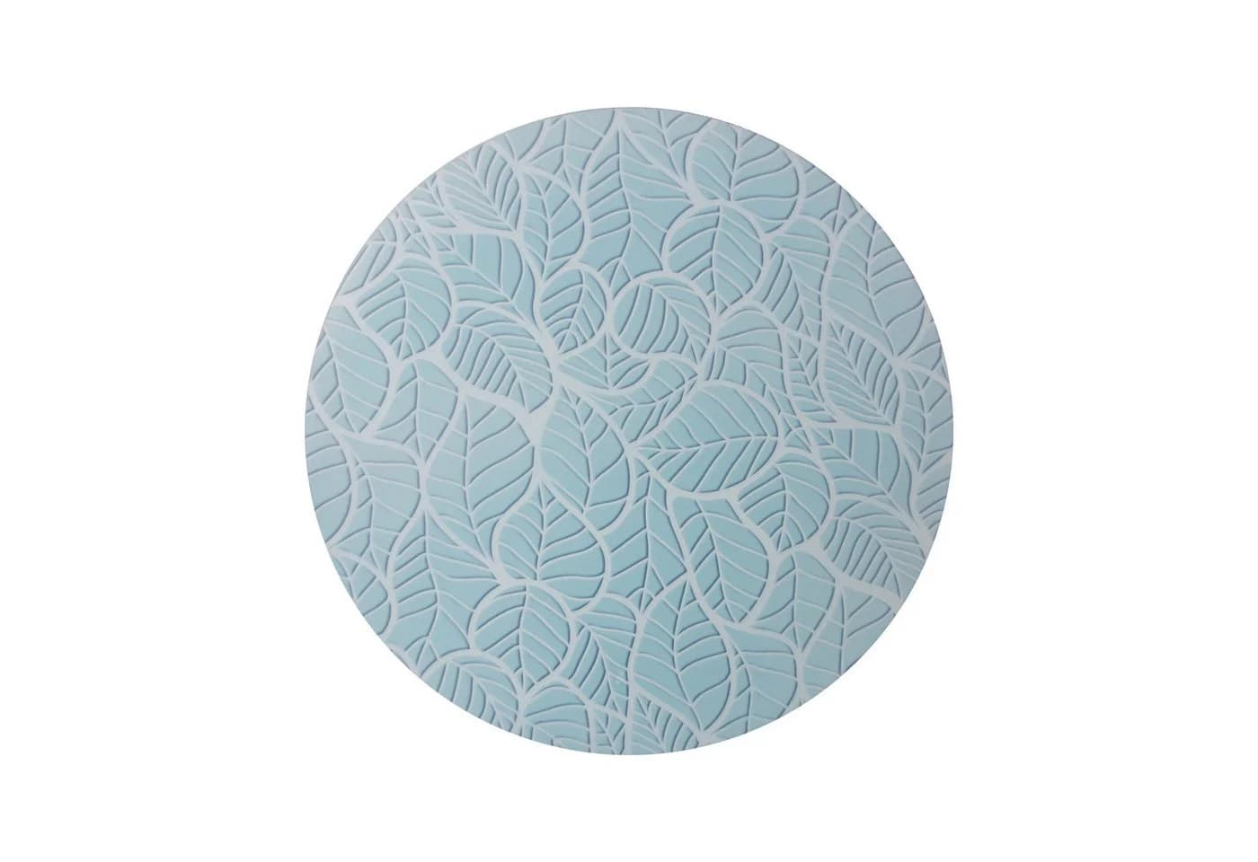 HTI-Living Gartentisch Celia Blätter Metall Hellblau Boho - Bild 2