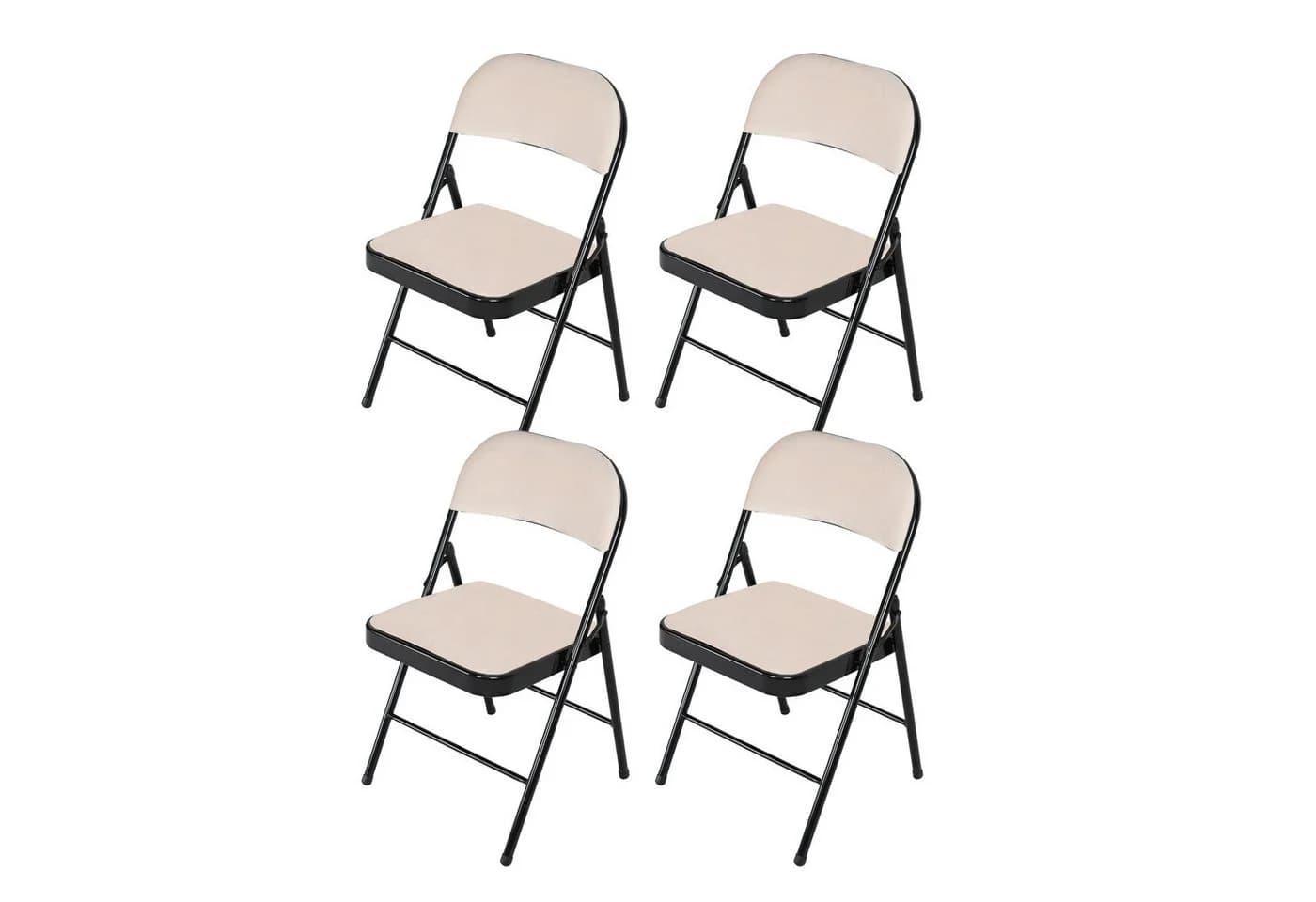 HTI-Living Klappstuhl 4er Set Polsterung