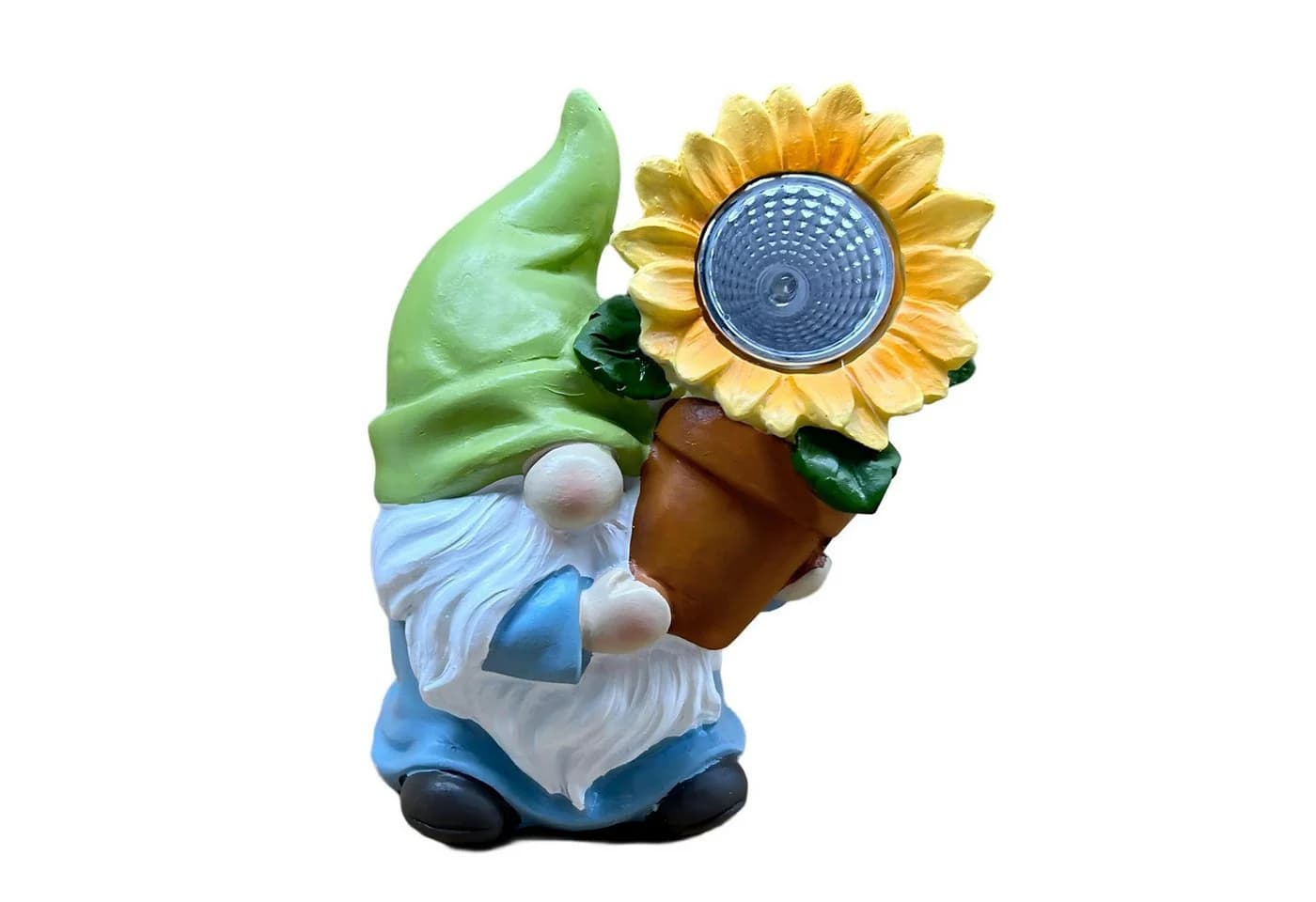 HTI-Living Solar-Gartenfigur Zwerg mit Blume Bunt - Bild 3