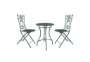 HTI-Living Bistro-Set 3-tlg. Grün Metall Bild 1