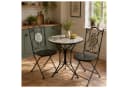 HTI-Living Bistro-Set 3-tlg. Schwarz Metall mit Motivdruck Bild 4