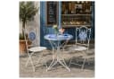 HTI-Living Bistro Set Santorin 3-tlg. Metall Schwarz/Creme Bild 5