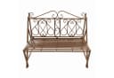 HTI-Living Gartenbank Solea Braun Eisen Landhausstil Bild 1