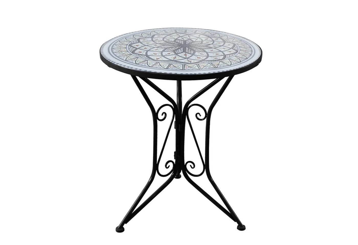 HTI-Living Gartentisch Metall Schwarz Byzanz - Bild 2