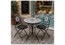 HTI-Living Gartentisch Metall Schwarz Byzanz Bild 5