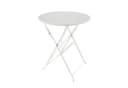 HTI-Living Gartentisch Basil Metall rund klappbar Creme Bild 2