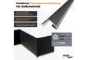 Hexim Fassadenverkleidung Anthrazit PVC-U 24 Paneele Bild 1