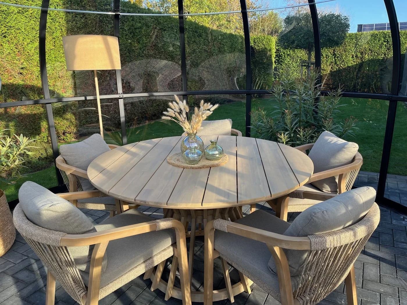 Fjordholz Sky Lounge Gartenhaus 360 cm Aluminium - Bild 5