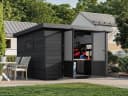Fjordholz Gartenhaus Style DeLuxe 8,4 m² WPC Holzoptik Bild 1