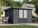 Fjordholz Gartenhaus Style DeLuxe 8,4 m² WPC Holzoptik Bild 2
