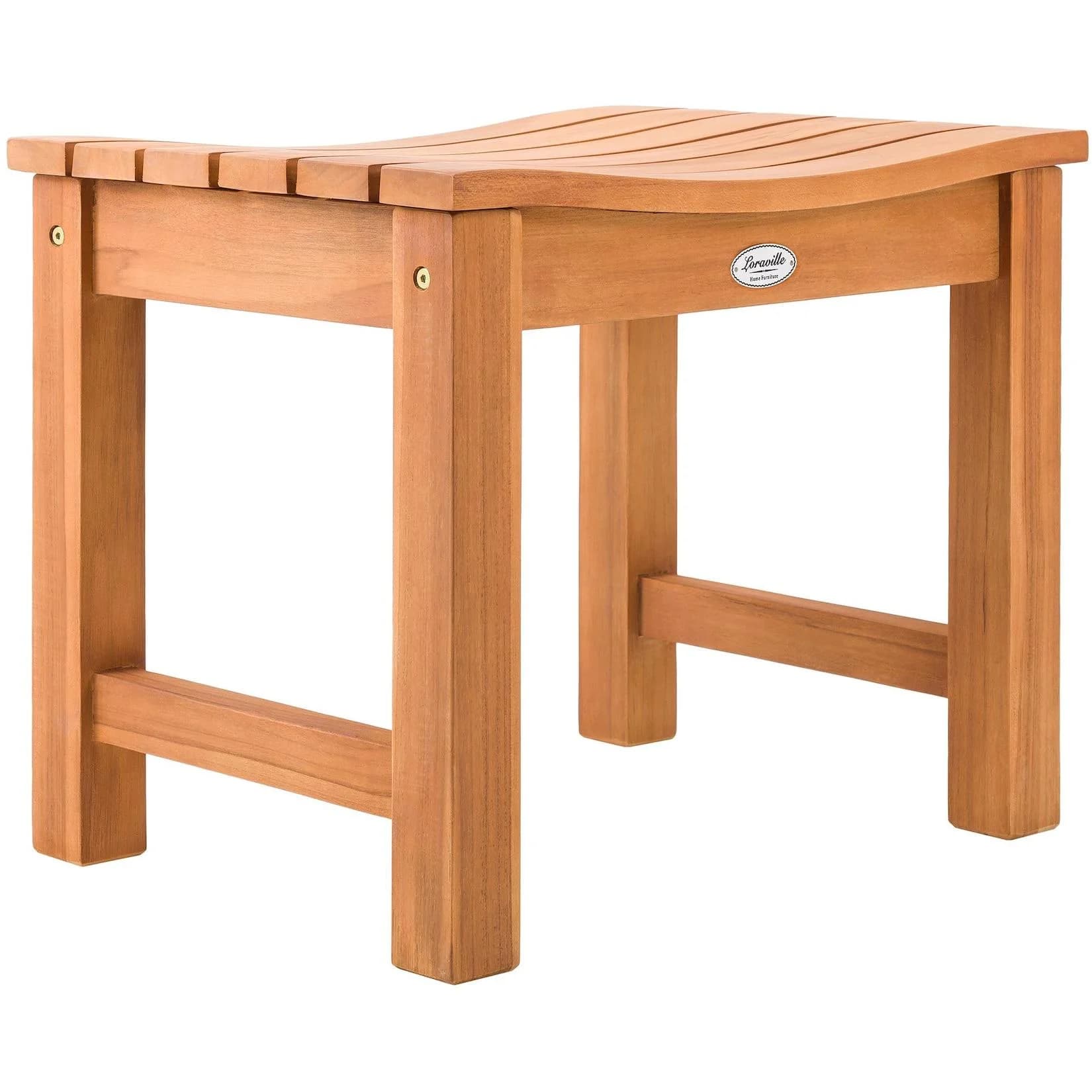 CLP Teakholz Hocker Bibury Outdoor Wetterfest