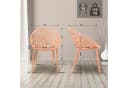 CLP Gartenstuhl Hope 2er Set - Stapelbar, Wetterfest, Kunststoff Bild 2
