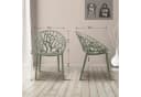 CLP Gartenstuhl Hope 2er Set stapelbar wetterfest Kunststoff Bild 2