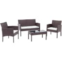 CLP Polyrattan Sitzgruppe Ramunda Lounge-Set Outdoor Wetterfest PE-Rattan Bild 1