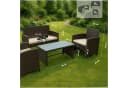 CLP Polyrattan Sitzgruppe Toruba, Lounge-Set Outdoor Wetterfest PE-Rattan Bild 2