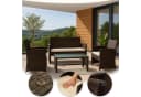 CLP Polyrattan Sitzgruppe Toruba, Lounge-Set Outdoor Wetterfest PE-Rattan Bild 5