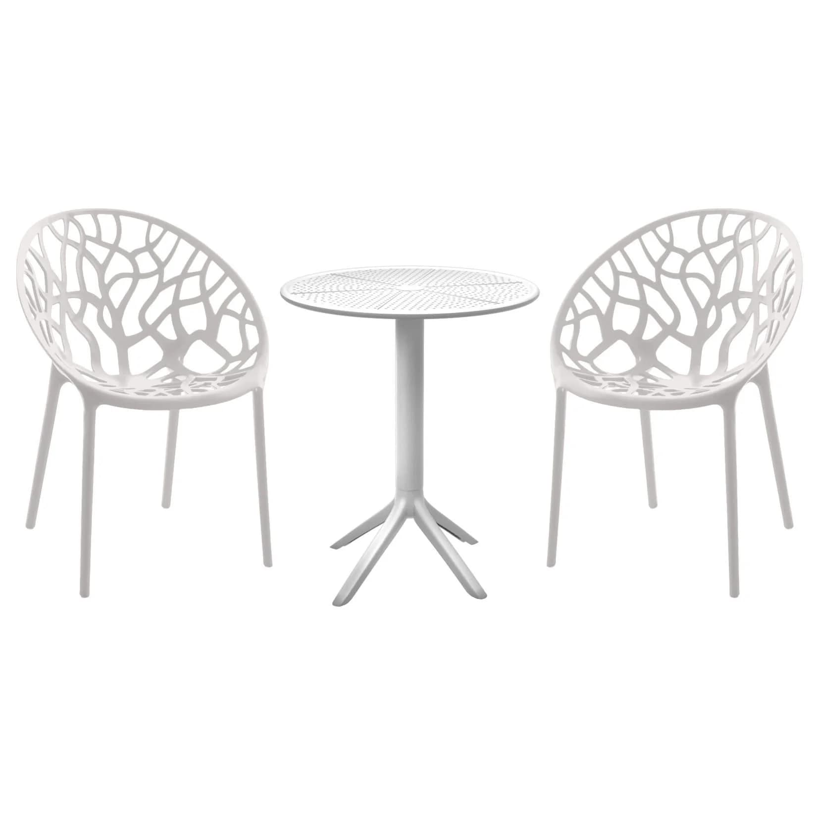 CLP Sitzgruppe Set Hoscana Modernes Design Schwarz