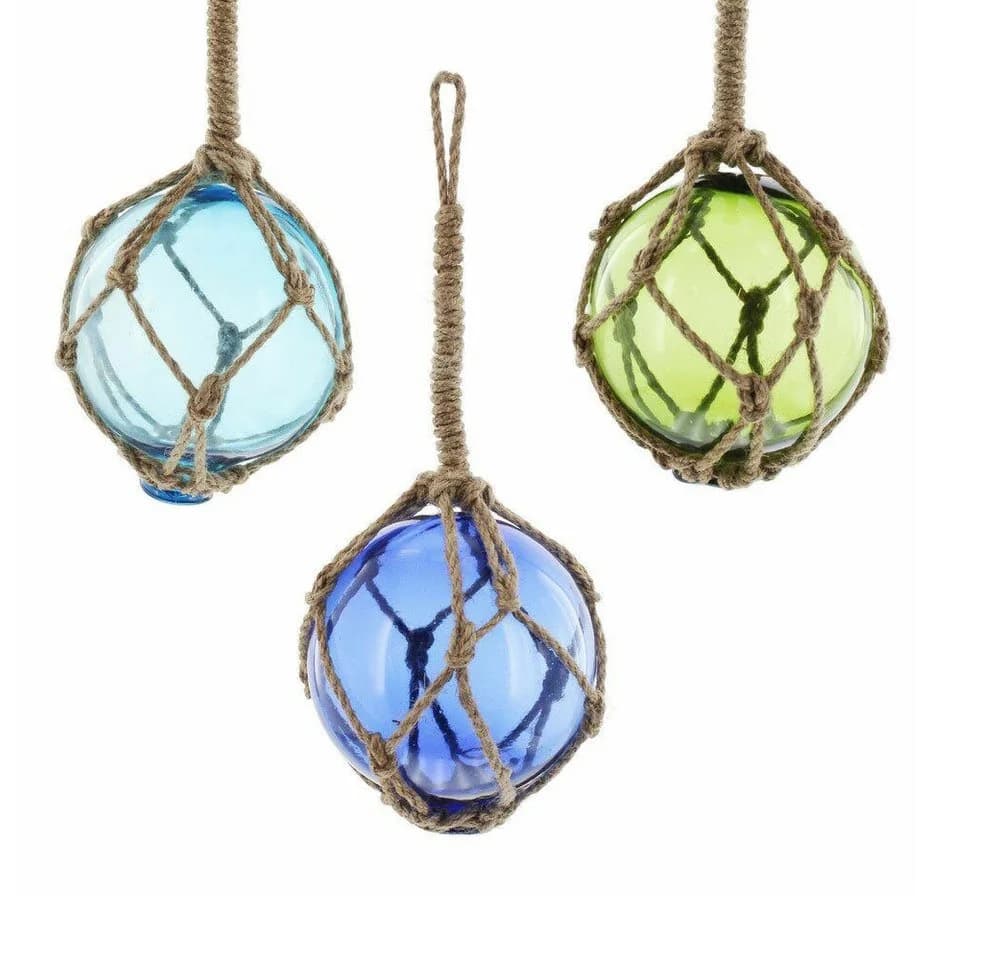 Home-trends24.de Dekohänger Glaskugel Netz Hänge Deko Garten Terrasse - Bild 2
