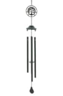 Windspiel Metall Lebensbaum mattschwarz 80cm Bild 2