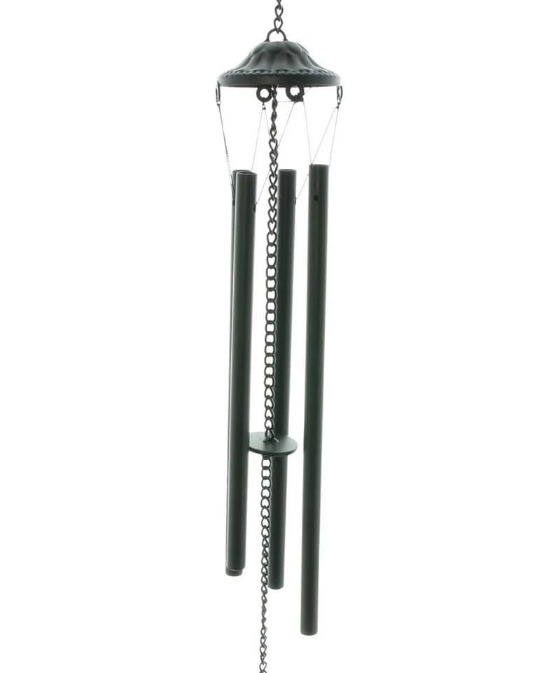 Windspiel Metall Lebensbaum mattschwarz 80cm - Bild 4