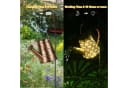 LQWELL Solar Gießkanne mit LED Lichterkette Retro Design Warmweiß Bild 3