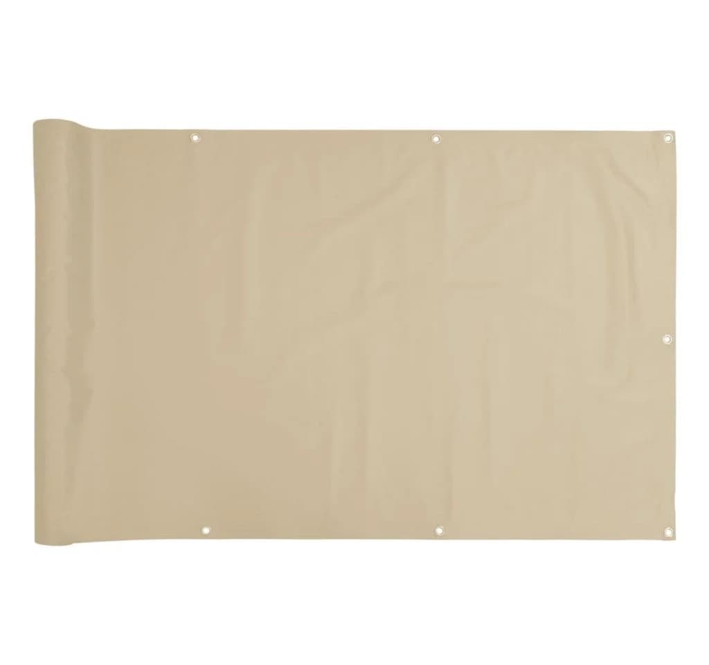 furnicato Balkonsichtschutz Oxfordgewebe Beige - Bild 2