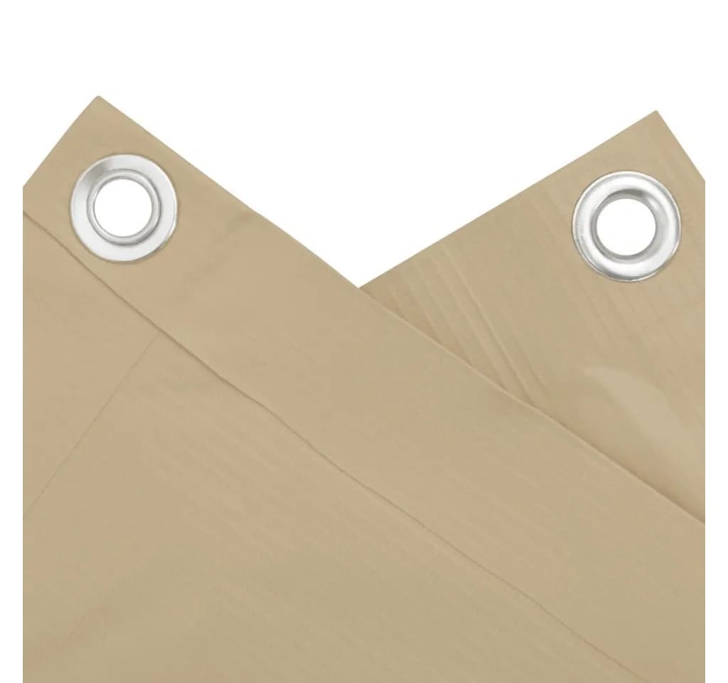 furnicato Balkonsichtschutz Oxfordgewebe Beige - Bild 3
