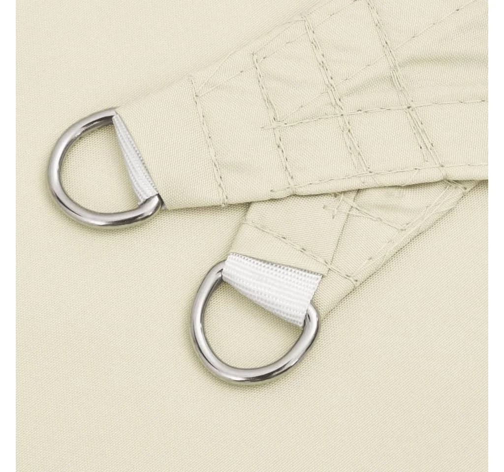 furnicato Sonnensegel Oxford-Gewebe Quadratisch 2x2 m Creme - Bild 4