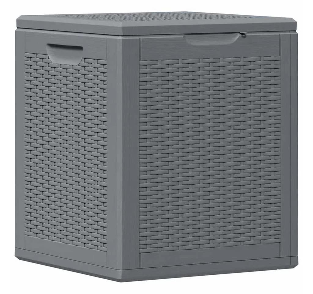 furnicato Auflagenbox Grau UV-beständig Polypropylen