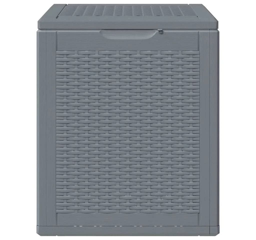 furnicato Auflagenbox Grau UV-beständig Polypropylen - Bild 3