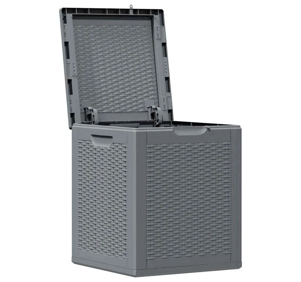 furnicato Auflagenbox Grau UV-beständig Polypropylen - Bild 4