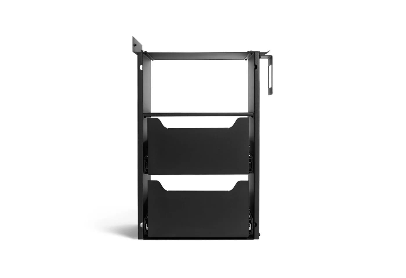 BURNHARD® Einbauregal FRED 30 cm Schwarz für Big FRED Grill