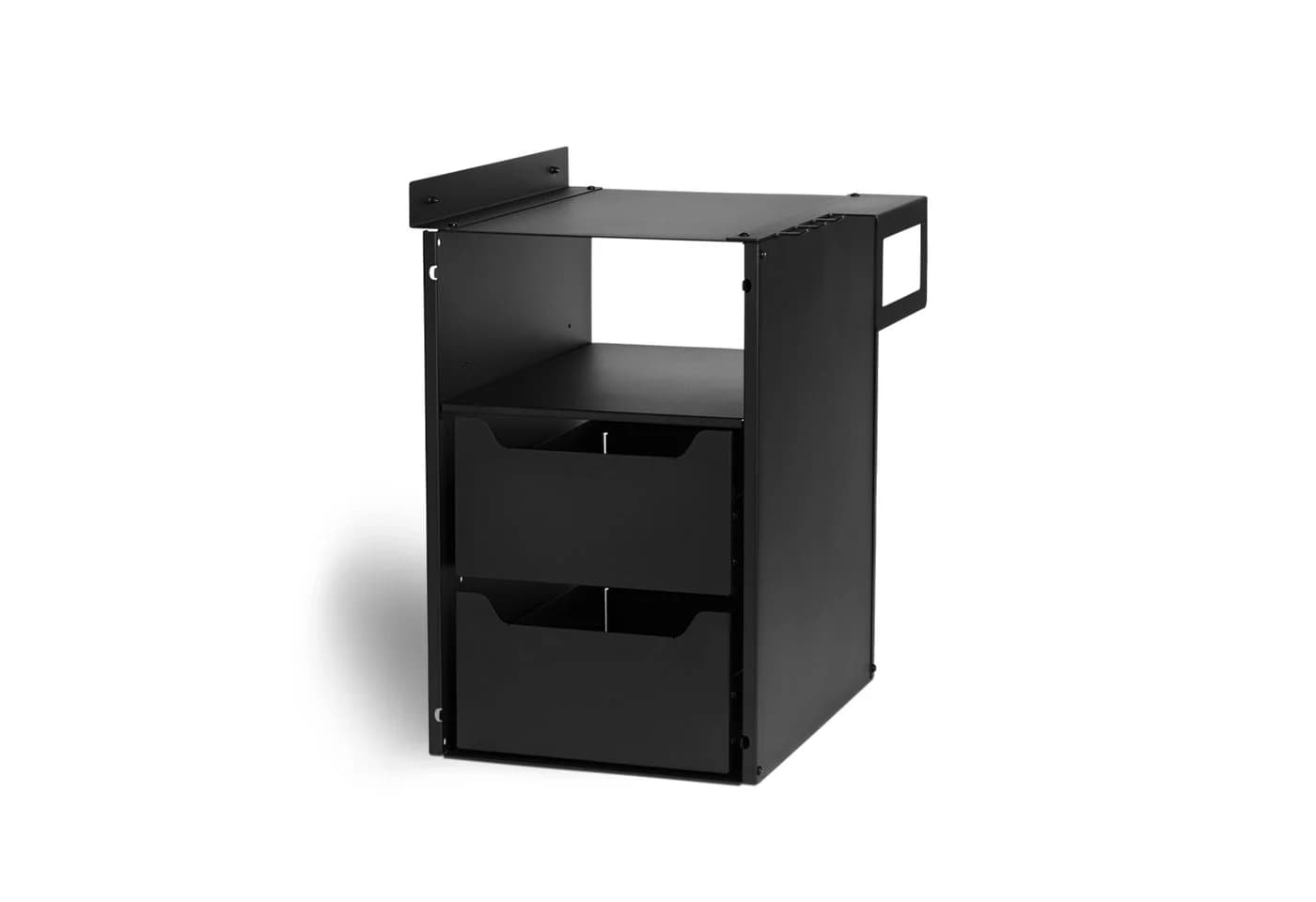 BURNHARD® Einbauregal FRED 30 cm Schwarz für Big FRED Grill - Bild 2