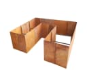 EdelrostPassion Hochbeet U-Form 200x200 180x180 60 80 100 cm Bild 3