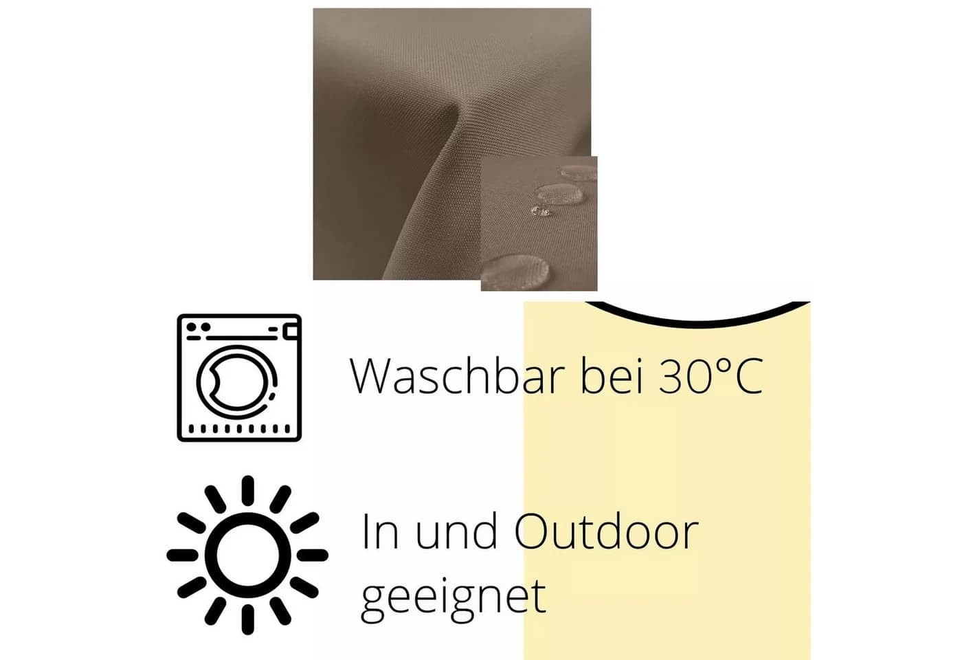 Brilliant Gartentischdecke Dunkelgrau Sonnenschutz Schmutzabweisend