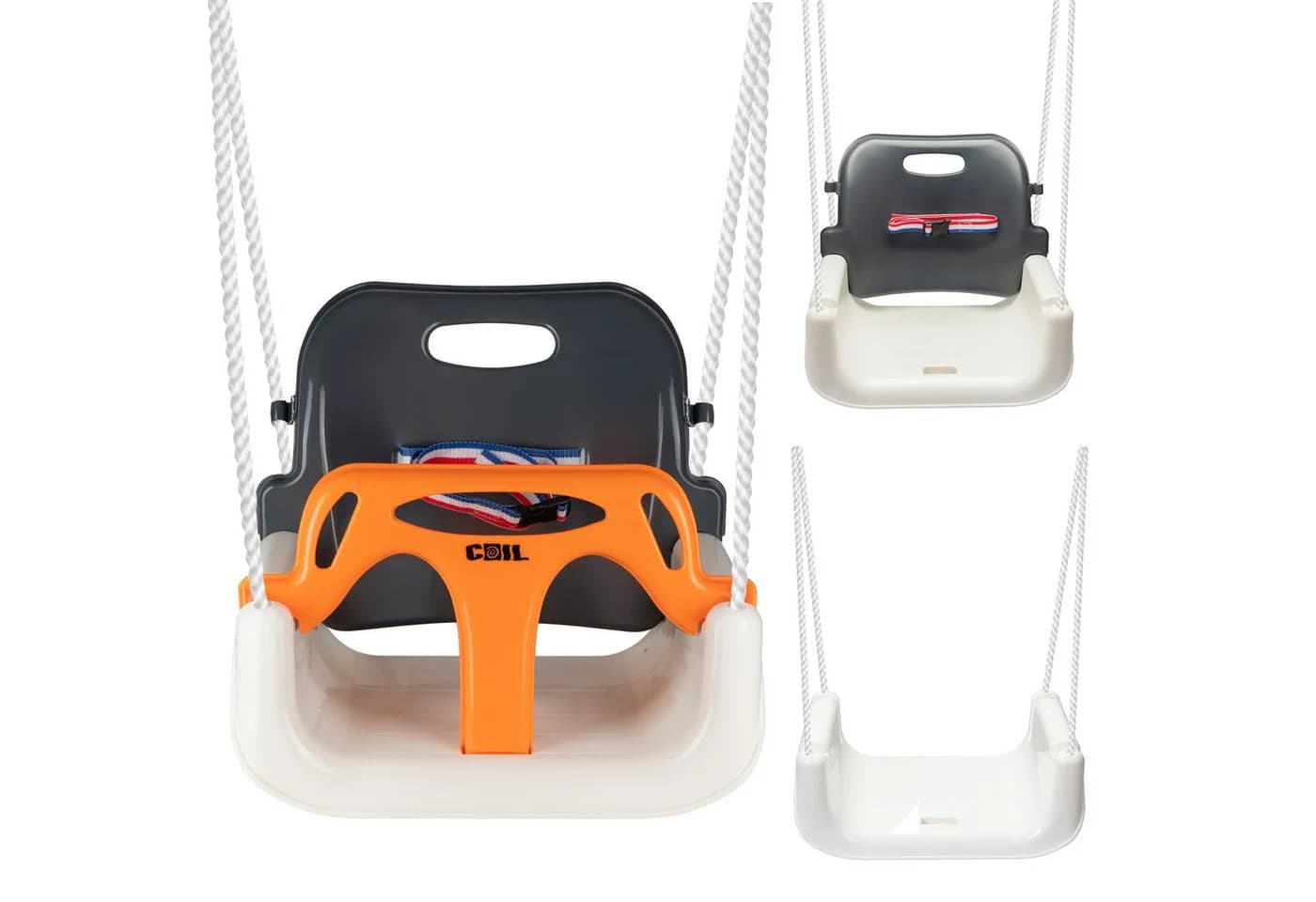 COIL Babyschaukel 3in1 mit Sicherheitsgurt und verstellbarer Kordel - Bild 2