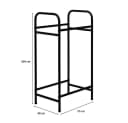 PROREGAL® Reifenregal CARRERO für 4-8 Reifen Schwarz Bild 1