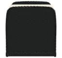 furnicato Gartenbank mit Stauraum Schwarz PE-Rattan Bild 5