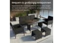 Home Collective Gartenlounge-Set 7-Sitzer Outdoor Sitzgruppe Polyrattan Bild 3