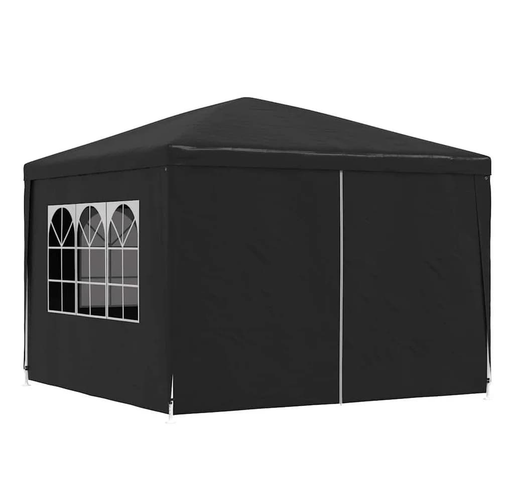 furnicato Partyzelt 3x3 m Anthrazit mit Stahlrahmen und UV-Schutz - Bild 3