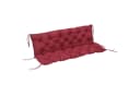 Outsunny Bankauflage 3 Sitzer Rot mit Bändern Outdoor Bild 1