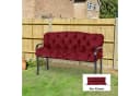 Outsunny Bankauflage 3 Sitzer Rot mit Bändern Outdoor Bild 2