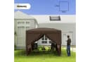Outsunny Faltpavillon 3x3m Partyzelt mit 4 Seitenteilen Bild 3