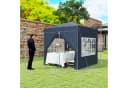 Outsunny Faltpavillon 2,5x2,5m UV Schutz 50+ Blau Bild 3