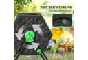 Outsunny Komposter 65L Grün/Schwarz drehbar mit Belüftung Bild 5