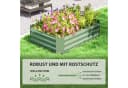 Outsunny Hochbeet aus Stahl Dunkelgrün Bild 5