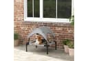 PawHut Hundebett mit Baldachin Hellgrau Outdoor Bild 2